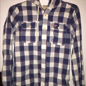 Hollister Hooded Shirt